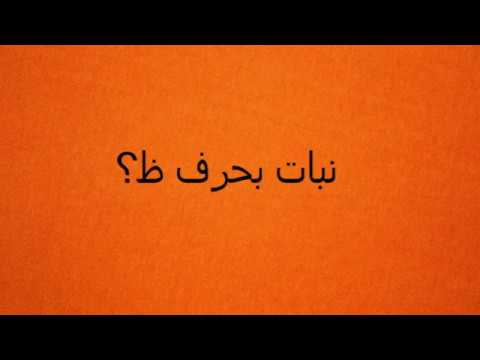 نبات بحرف ال ظ جماد حيوان بلاد فاكهة ولد بنت كلمات منوعة موقع الخليج